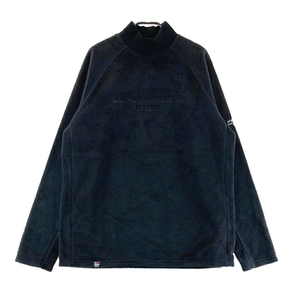 MASTER BUNNY EDITION マスターバニーエディション フリース 長袖トレーナー ブラック系 6 【中古】ゴルフウェア メンズ