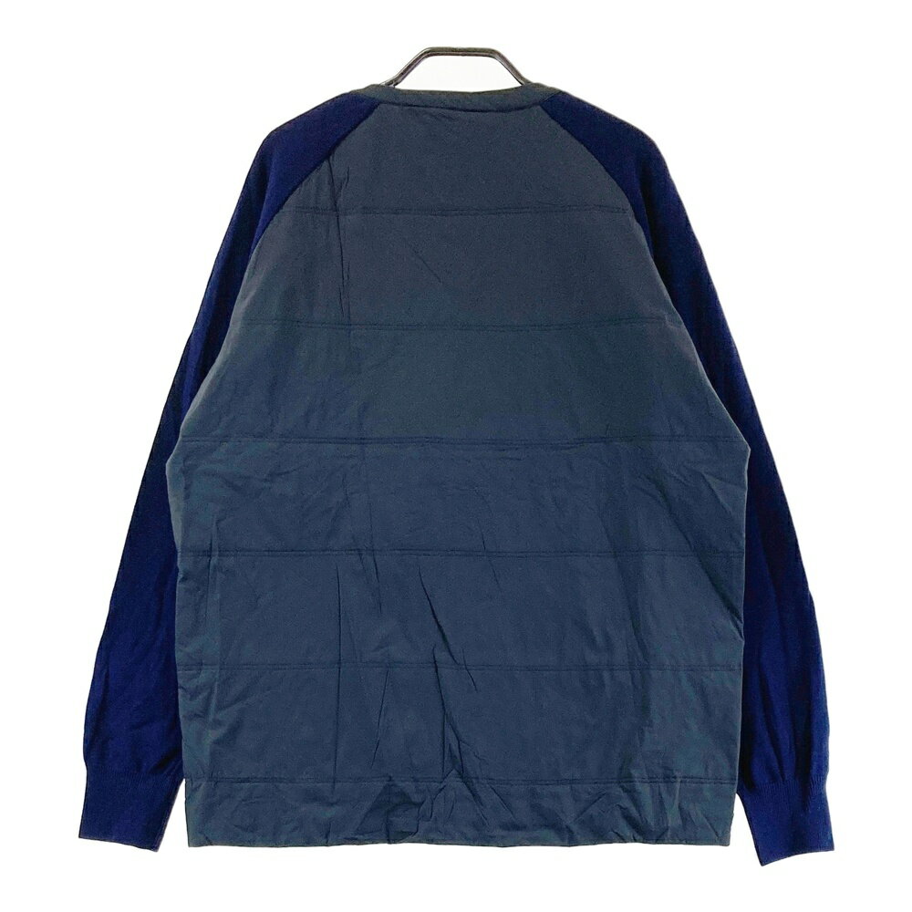 HONMA ホンマゴルフ ニット切替中綿ブルゾン ネイビー系 XL 【中古】ゴルフウェア メンズ