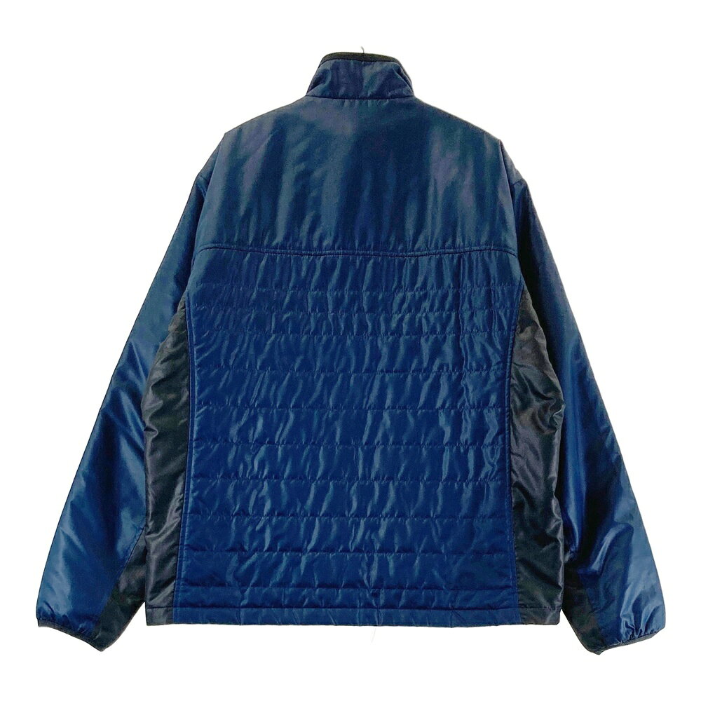 MIZUNO GOLF ミズノゴルフ 中綿ジャケット ネイビー系 LL 【中古】ゴルフウェア メンズ