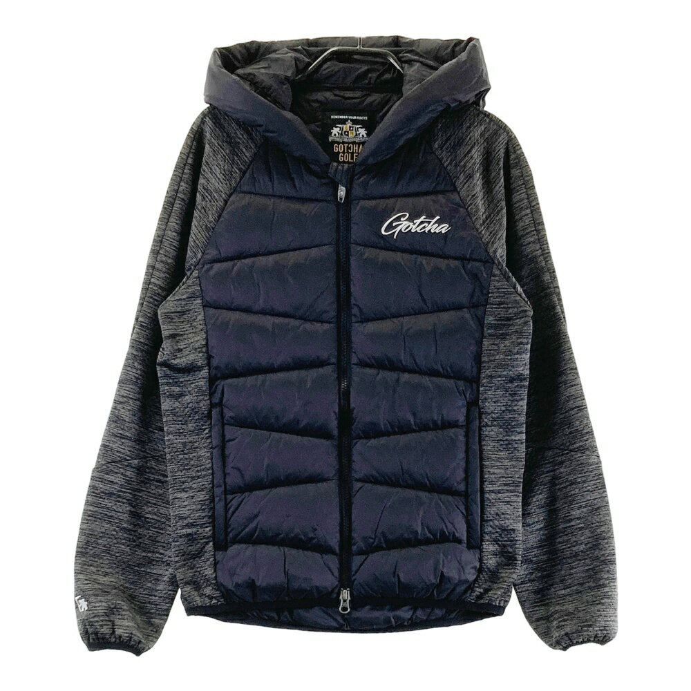 GOTCHA GOLF ガッチャゴルフ 中綿切替ジャケット ブラック系 S 【中古】ゴルフウェア メンズ
