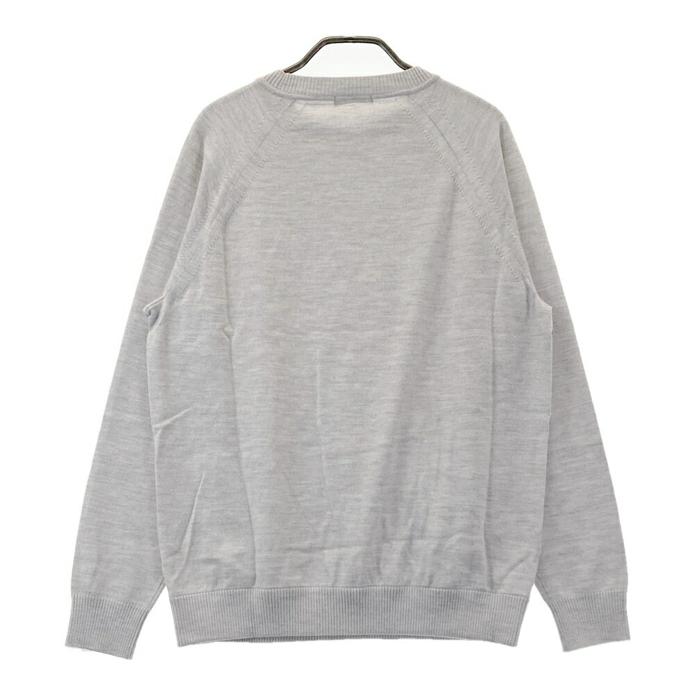 HEAL CREEK ヒールクリーク 中綿切替 長袖ニットセーター グレー系 50 【中古】ゴルフウェア メンズ