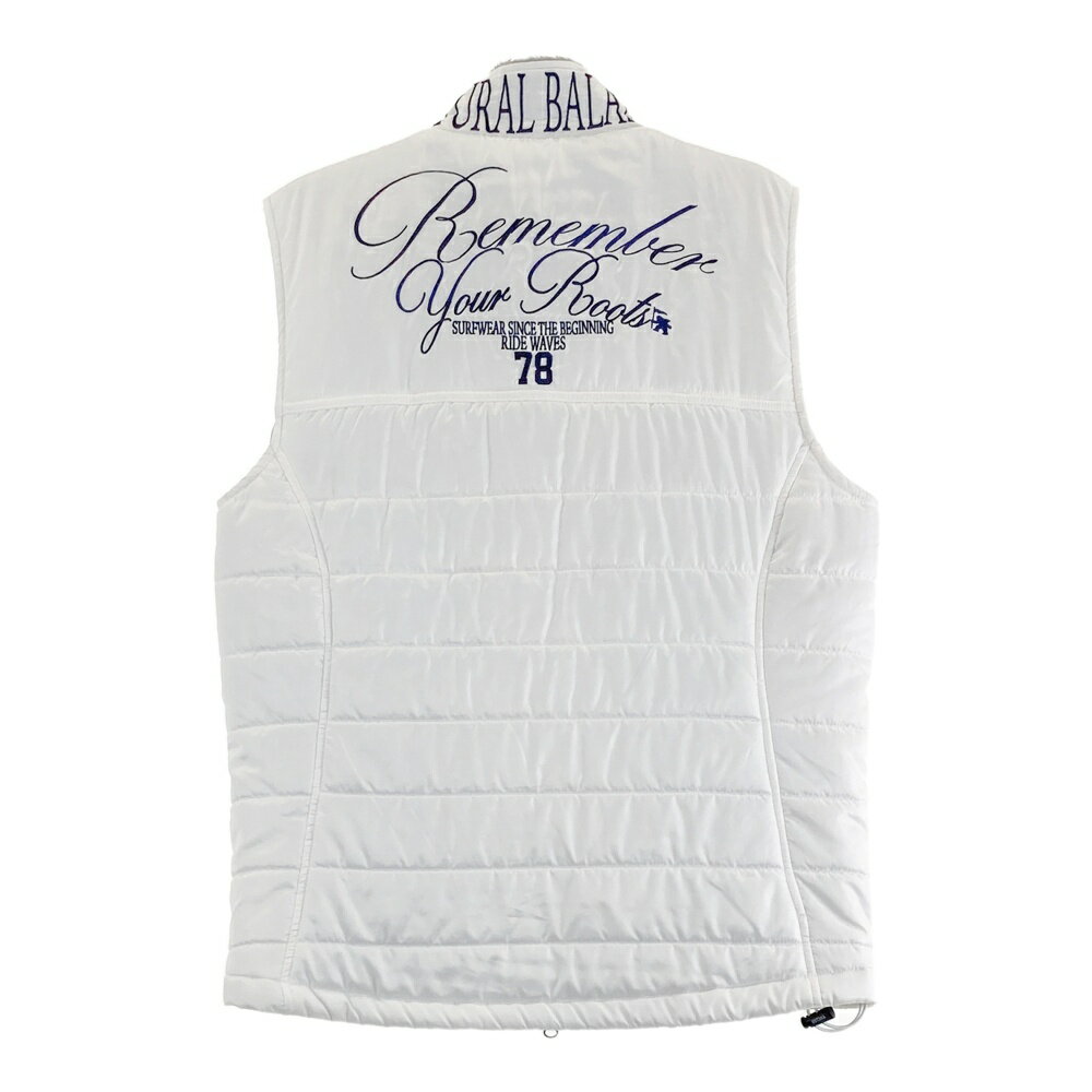 GOTCHA GOLF ガッチャゴルフ 中綿ベスト ホワイト系 L 【中古】ゴルフウェア メンズ