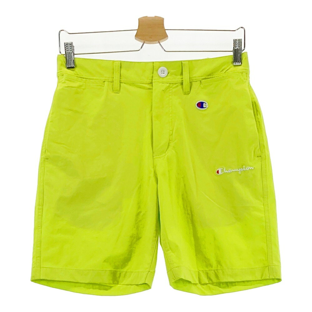 CHAMPION GOLF チャンピオンゴルフ ナイロン ストレッチ ショートパンツ グリーン系 SMALL 【中古】ゴルフウェア メンズ