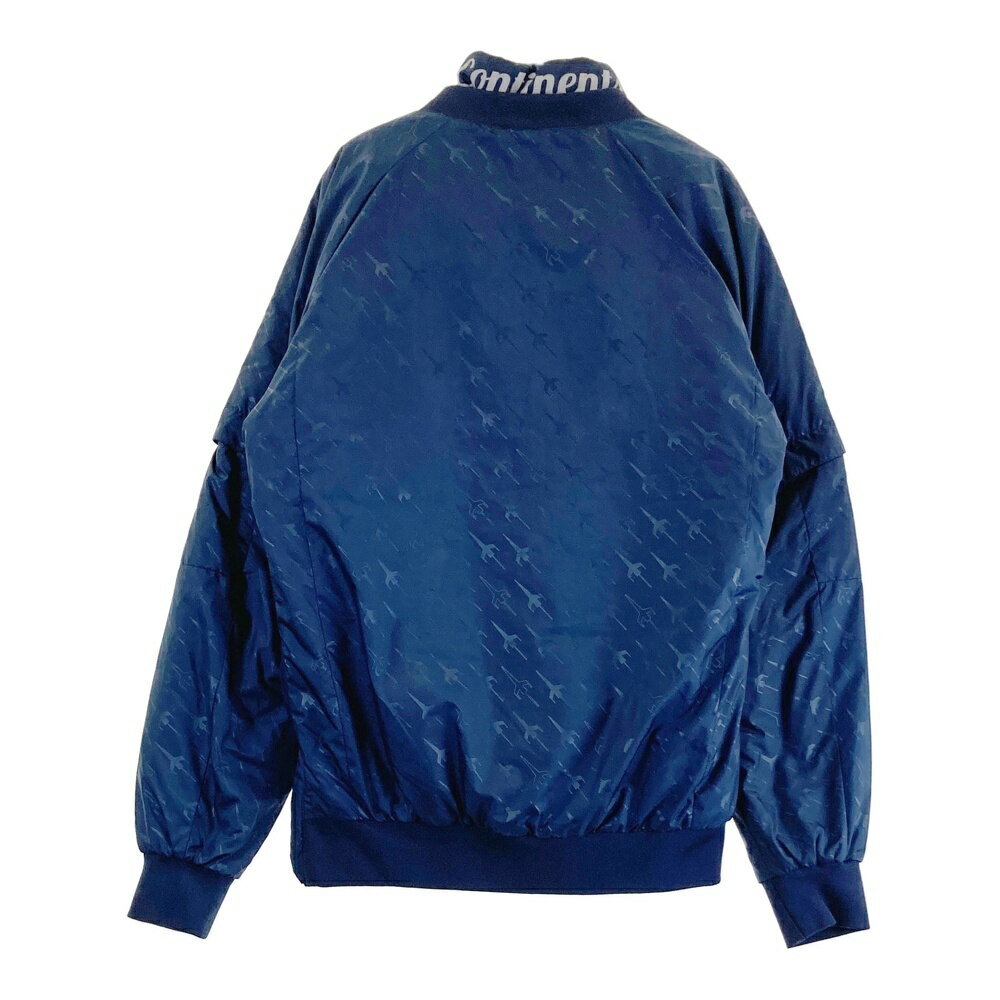 TRANS CONTINENTS トランスコンチネンツ 4WAY 中綿ジャケット 総柄 ネイビー系 L 【中古】ゴルフウェア メンズ