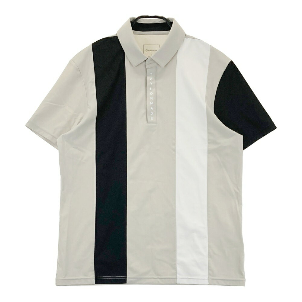 TAYLOR MADE テーラーメイド 2023年 半袖ポロシャツ ベージュ系 L 【中古】ゴルフウェア メンズ(4)