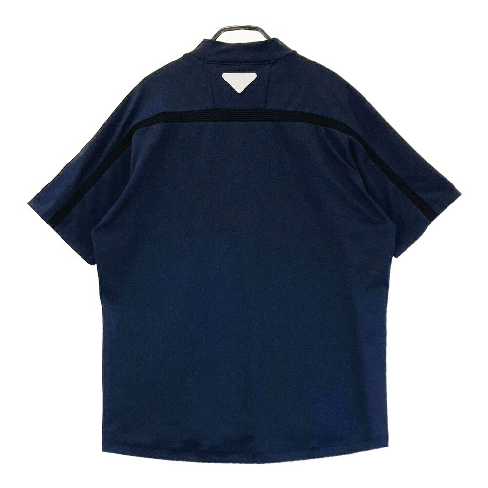UNITED ARROWS GOLF ユナイテッドアローズゴルフ 6017-699-0022 ハイネック 半袖Tシャツ ネイビー系 Large 【中古】ゴルフウェア メンズ