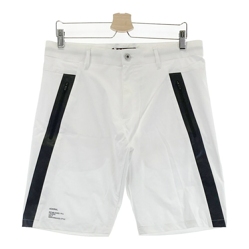 ADMIRAL アドミラル 2023年モデル ハーフパンツ ホワイト系 LL 【中古】ゴルフウェア メンズ