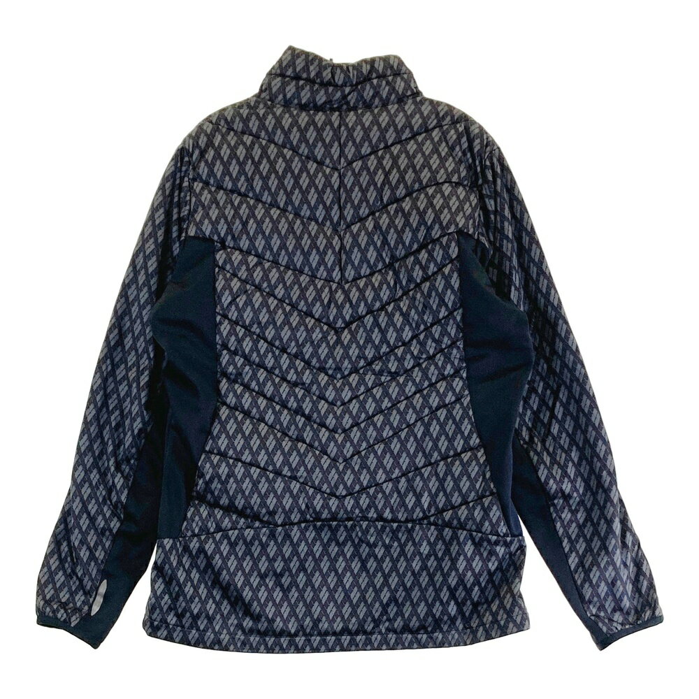 MIZUNO GOLF ミズノゴルフ 中綿ジャケット ブレスサーモ 総柄 ブラック系 L 【中古】ゴルフウェア メンズ