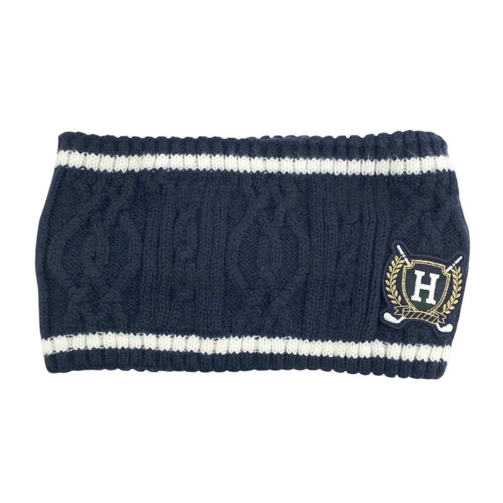 TOMMY HILFIGER GOLF トミー ヒルフィガーゴルフ ネックウォーマー ネイビー系 【中古】ゴルフウェア