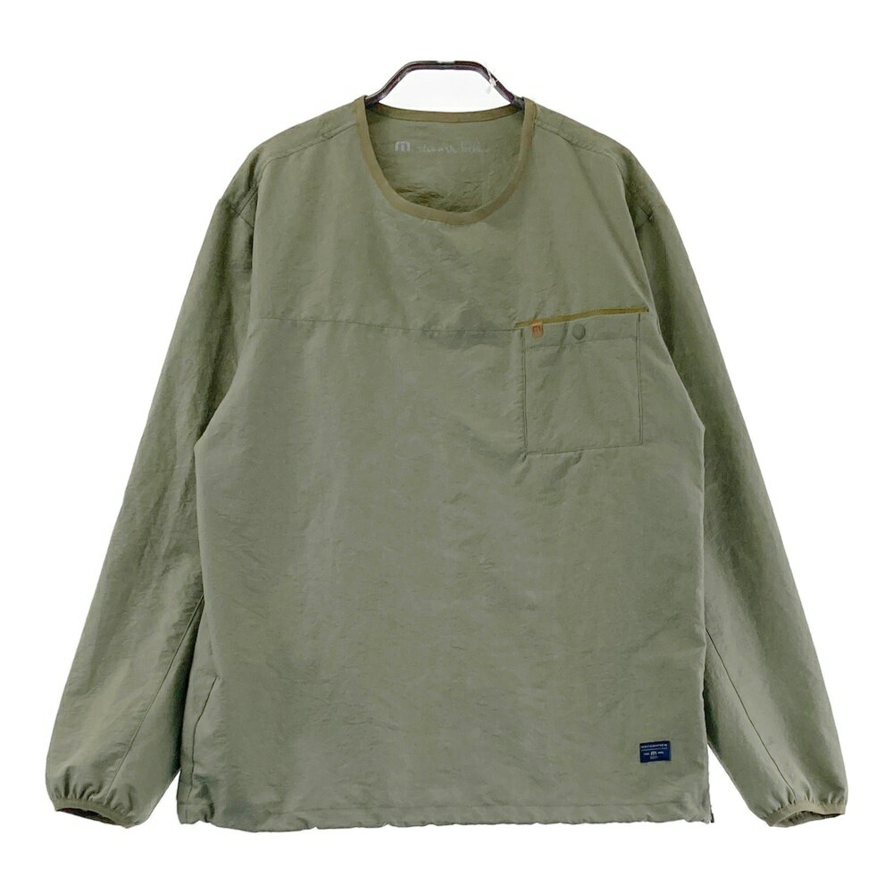 TRAVIS MATHEW トラビスマシュー 2023年モデル 長袖ブルゾン カーキ系 M 【中古】ゴルフウェア メンズ
