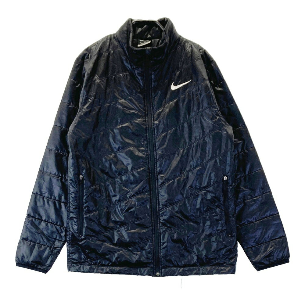 NIKE GOLF ナイキゴルフ 中綿ジャケット ブラック系 M 【中古】ゴルフウェア メンズ