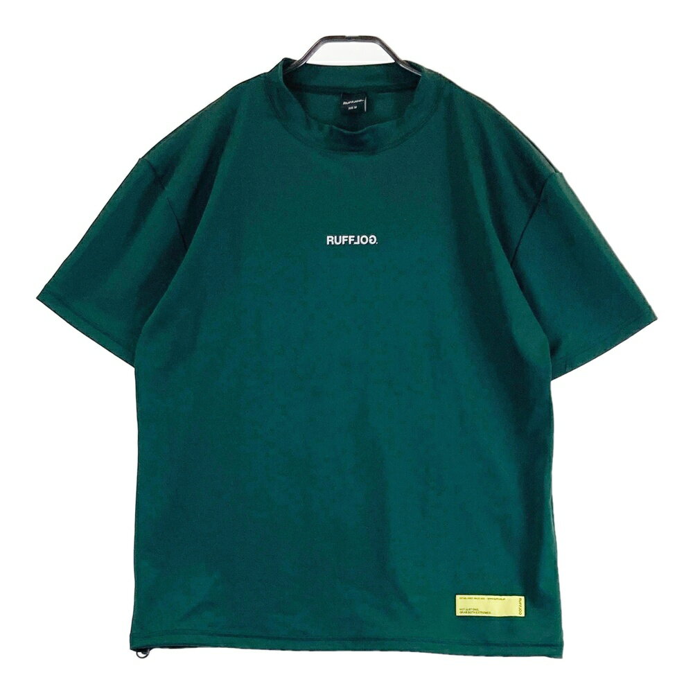 RUFFLOG ラフロッグ 25S_RLG_TP11 モックネック 半袖Tシャツ グリーン系 M 【中古】ゴルフウェア メンズ