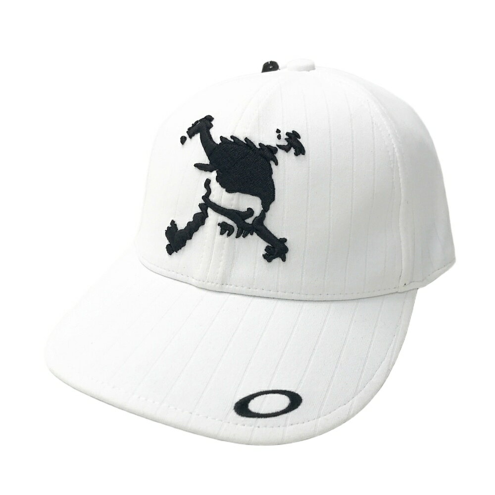 OAKLEY オークリー FOS901887 キャップ スカル刺繍 ホワイト系 ONE SIZE 【中古】ゴルフウェア