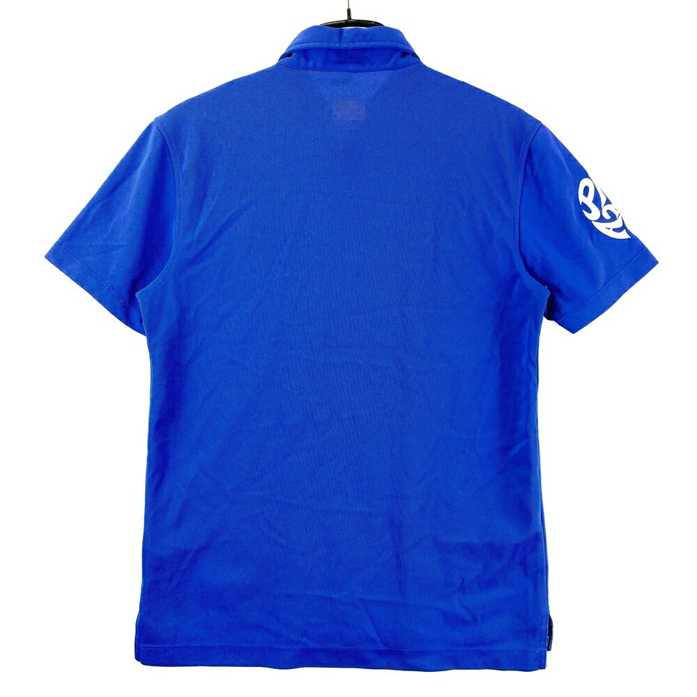 PALMS&CO KIWI&CO 半袖ポロシャツ ブルー系 S 【中古】ゴルフウェア メンズ