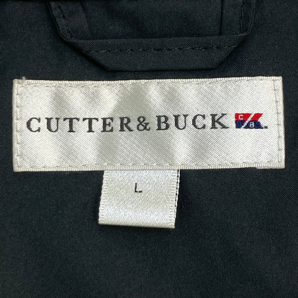 CUTTER&BUCK カッターアンドバック 2WAY 長袖ブルゾン ブラック系 L 【中古】ゴル...
