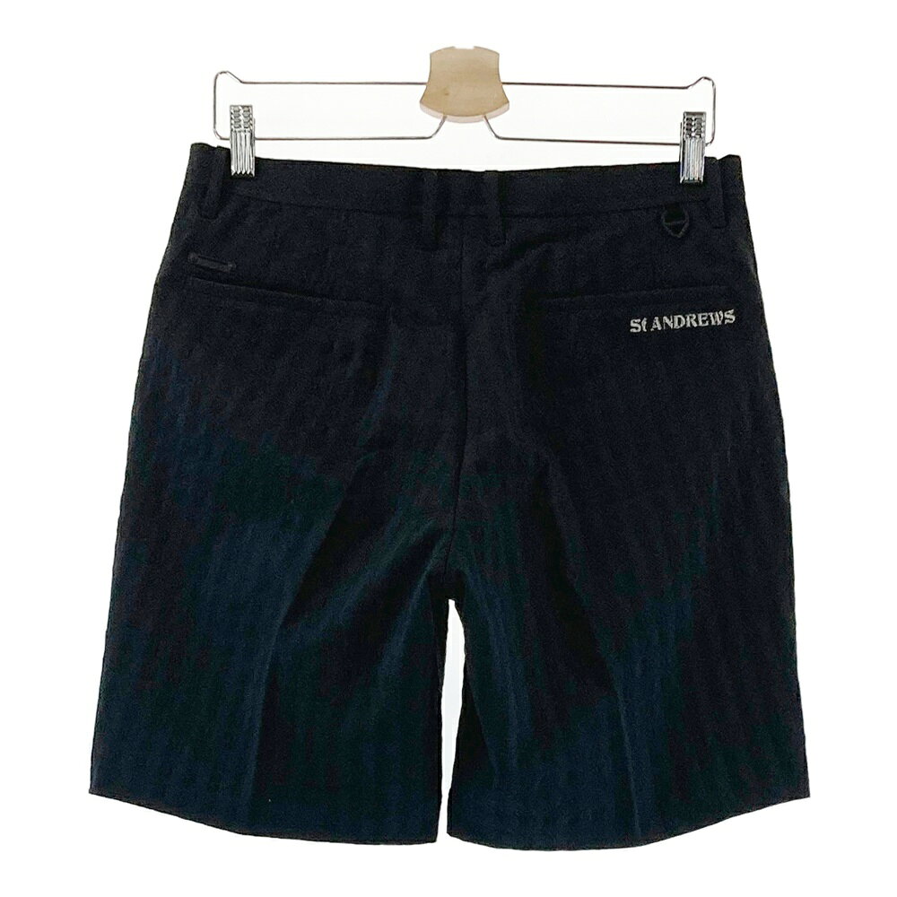 ST ANDREWS セントアンドリュース 2025年モデル ハーフパンツ ブラック系 M 【中古】ゴルフウェア メンズ