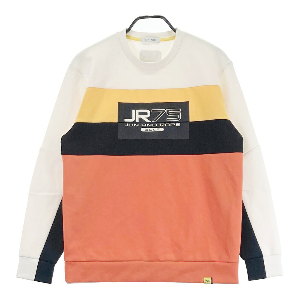 JUN&ROPE ジュン アンド ロペ 長袖トレーナー オレンジ系 M 【中古】ゴルフウェア メンズ