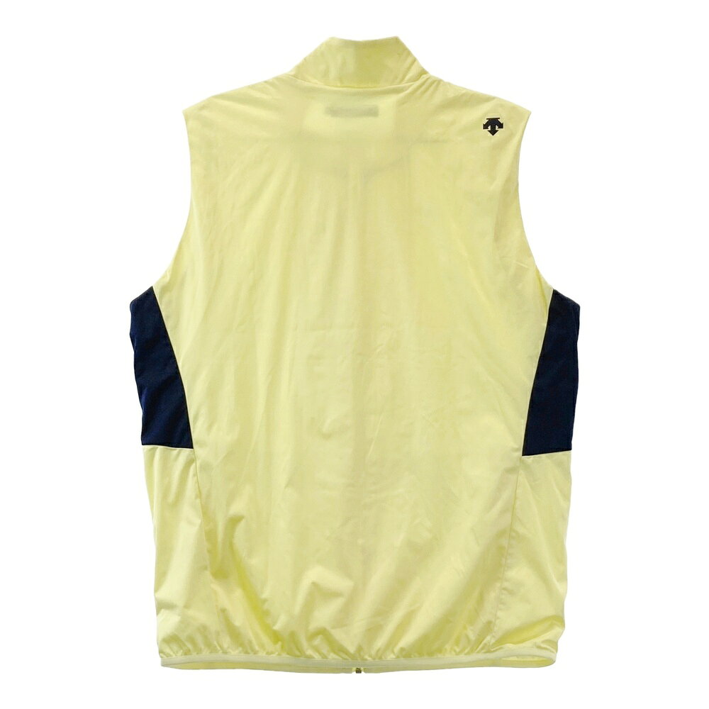 SRIXON スリクソン by DESCENTE 裏地付 ジップベスト イエロー系 LL 【中古】ゴルフウェア メンズ