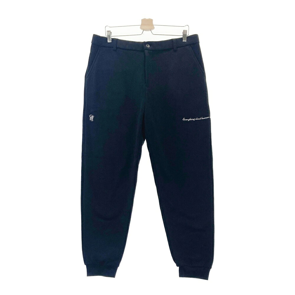 GOLF FREAKS ゴルフフリークス 裏フリース ロングパンツ ブラック系 4XL 【中古】ゴルフウェア メンズ