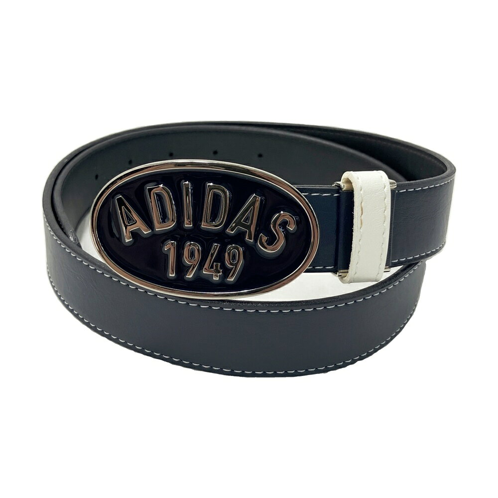 ADIDAS GOLF アディダスゴルフ バックルベルト ネイビー系 【中古】ゴルフウェア
