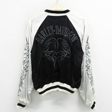 HARLEY DAVIDSON ハーレーダビッドソン 30353 スカジャン ブラック系 M 【中古】バイクウェア メンズ