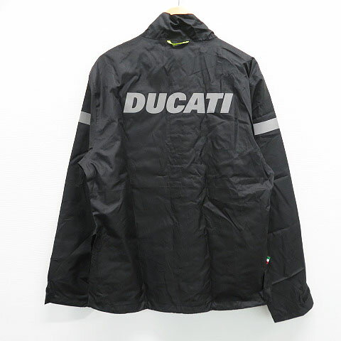 DUCATI ドゥカティ REVIT レインウェア セットアップ ブラック系 上/M 下/S 【中古】バイクウェア メンズ