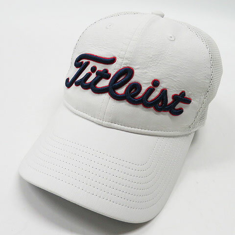 TITLEIST タイトリスト メッシュキャップ ホワイト系 【中古】ゴルフウェア