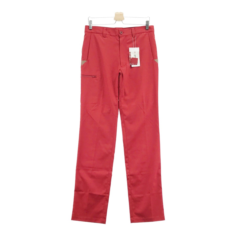 MU SPORTS エムユースポーツ パンツ レッド系 50 【中古】ゴルフウェア メンズ