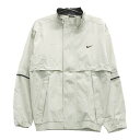 NIKE GOLF ナイキゴルフ 2WAY ナイロン レインウェア セットアップ ホワイト系 S 【中古】ゴルフウェア メンズ