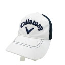 CALLAWAY キャロウェイ メッシュキャップ ネイビー系 FR 【中古】ゴルフウェア