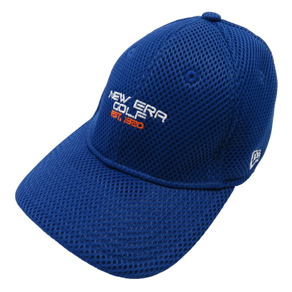 NEW ERA ニューエラ メッシュキャップ ブルー系 M-L 【中古】ゴルフウェア