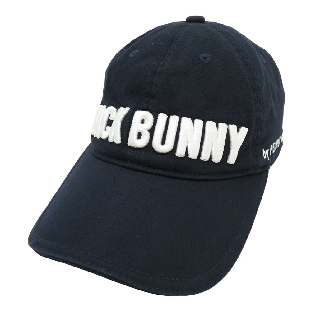 JACK BUNNY ジャックバニー キャップ ネイビー系 FR 【中古】ゴルフウェア