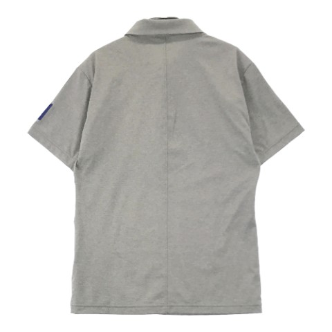 DESCENTE GOLF デサントゴルフ 2021年モデル 半袖ポロシャツ グレー系 M 【中古】ゴルフウェア メンズ