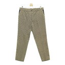 VIVA HEART ビバハート パンツ チェック柄 ブラウン系 88 【中古】ゴルフウェア メンズ(4)