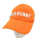 JACK BUNNY ジャックバニー キャップ オレンジ系 FR 【中古】ゴルフウェア