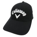 CALLAWAY キャロウェイ C22990104 2022年モデル ロゴ キャップ ブラック系 FR 【中古】ゴルフウェア