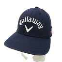 CALLAWAY キャロウェイ フラットキャップ ネイビー系 FR 【中古】ゴルフウェア