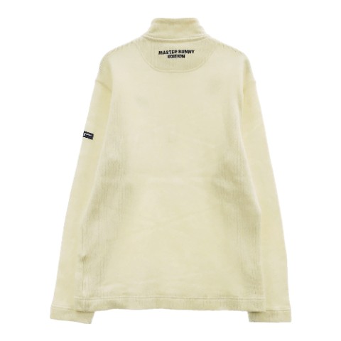 MASTER BUNNY EDITION マスターバニーエディション ハーフジップ ニットセーター ホワイト系 6 【中古】ゴルフウェア メンズ