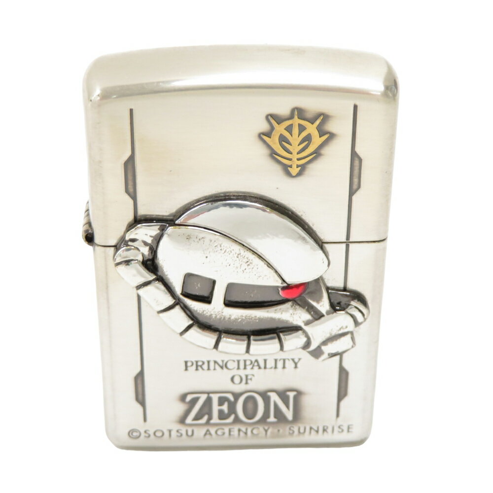 ZIPPO ジッポー ザク ライター シルバー系 【中古】メンズ