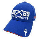 PEARLY GATES パーリーゲイツ NEW ERA キャップ ブルー系 FR 【中古】ゴルフウェア