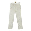 BEAMS GOLF ビームスゴルフ ストレッチパンツ ホワイト系 48 【中古】ゴルフウェア メンズ