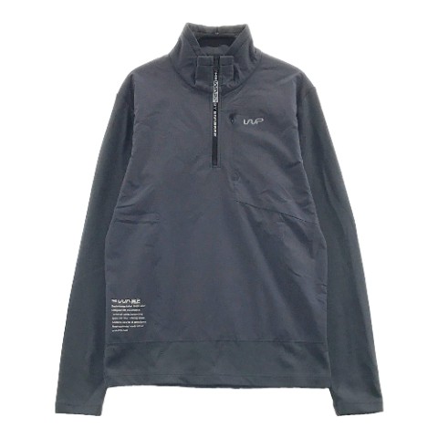 THE WARP BY ENNERRE ザ ワープ バイ エネーレ ハーフジップ 長袖プルオーバー グレー系 S 【中古】ゴルフウェア メンズ