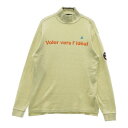 LE COQ GOLF ルコックゴルフ ハイネック 長袖Tシャツ ボーダー柄 イエロー系 L 【中古】ゴルフウェア メンズ(4)