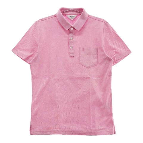 LANVIN SPORT ランバン スポール 半袖ポロシャツ ピンク系 38 【中古】ゴルフウェア メンズ