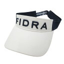 FIDRA フィドラ サンバイザー ホワイト系 FREE 【中古】ゴルフウェア