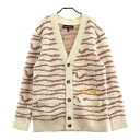 drew house ドリューハウス sketch mascot squiggle cardigan ニットカーディガン ホワイト系 M 【中古】メンズ