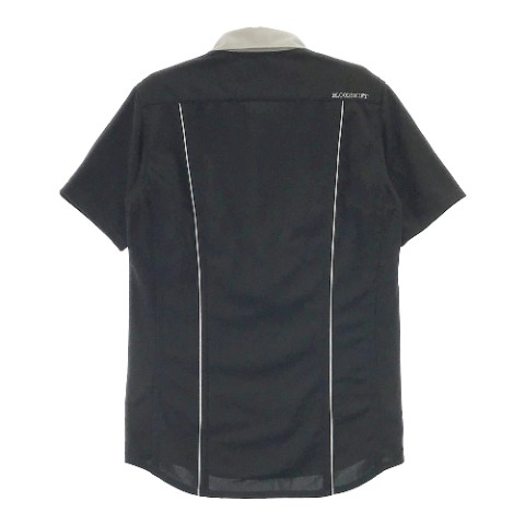 BLOOD SHIFT ブラッドシフト BLS-150 半袖ポロシャツ ブラック系 48 【中古】ゴルフウェア メンズ