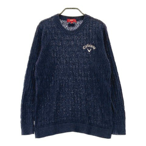 CALLAWAY キャロウェイ ニット セーター ネイビー系 M 【中古】ゴルフウェア メンズ