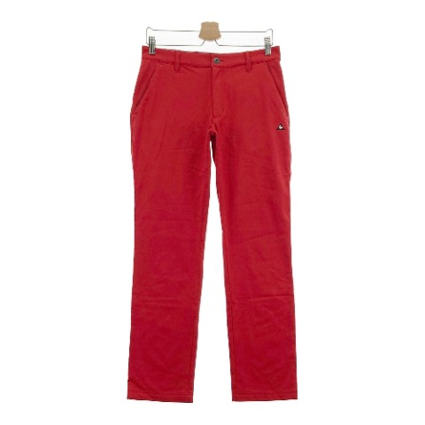 LE COQ GOLF ルコックゴルフ 裏起毛 パンツ レッド系 76 【中古】ゴルフウェア メンズ