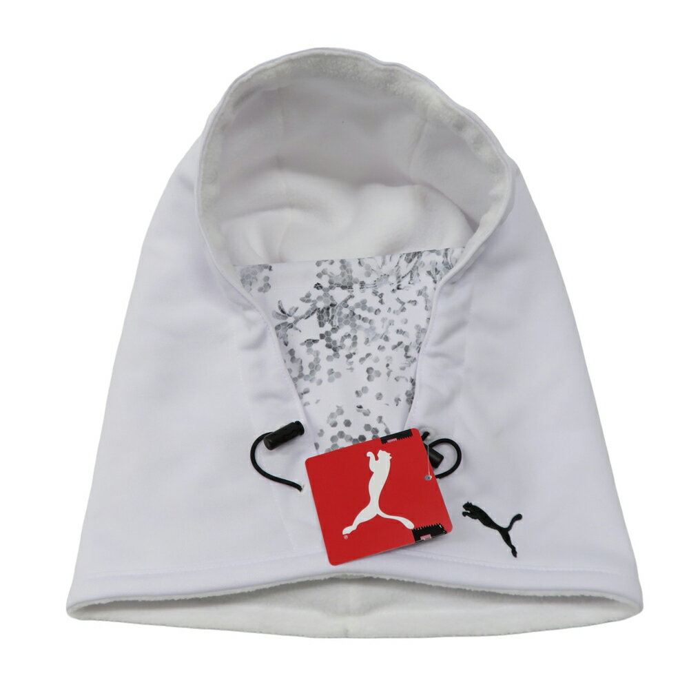 PUMA GOLF プーマゴルフ フーディー ネックウォーマー ホワイト系 Free 【中古】ゴルフウェア